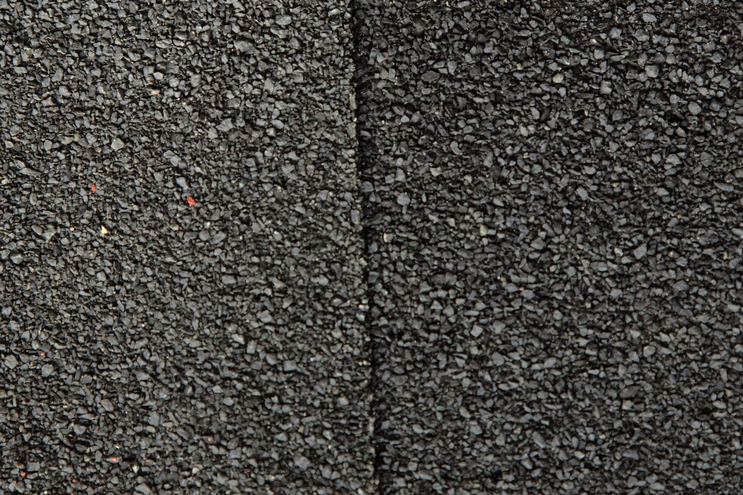 Close up of Charcoal shingle roofing