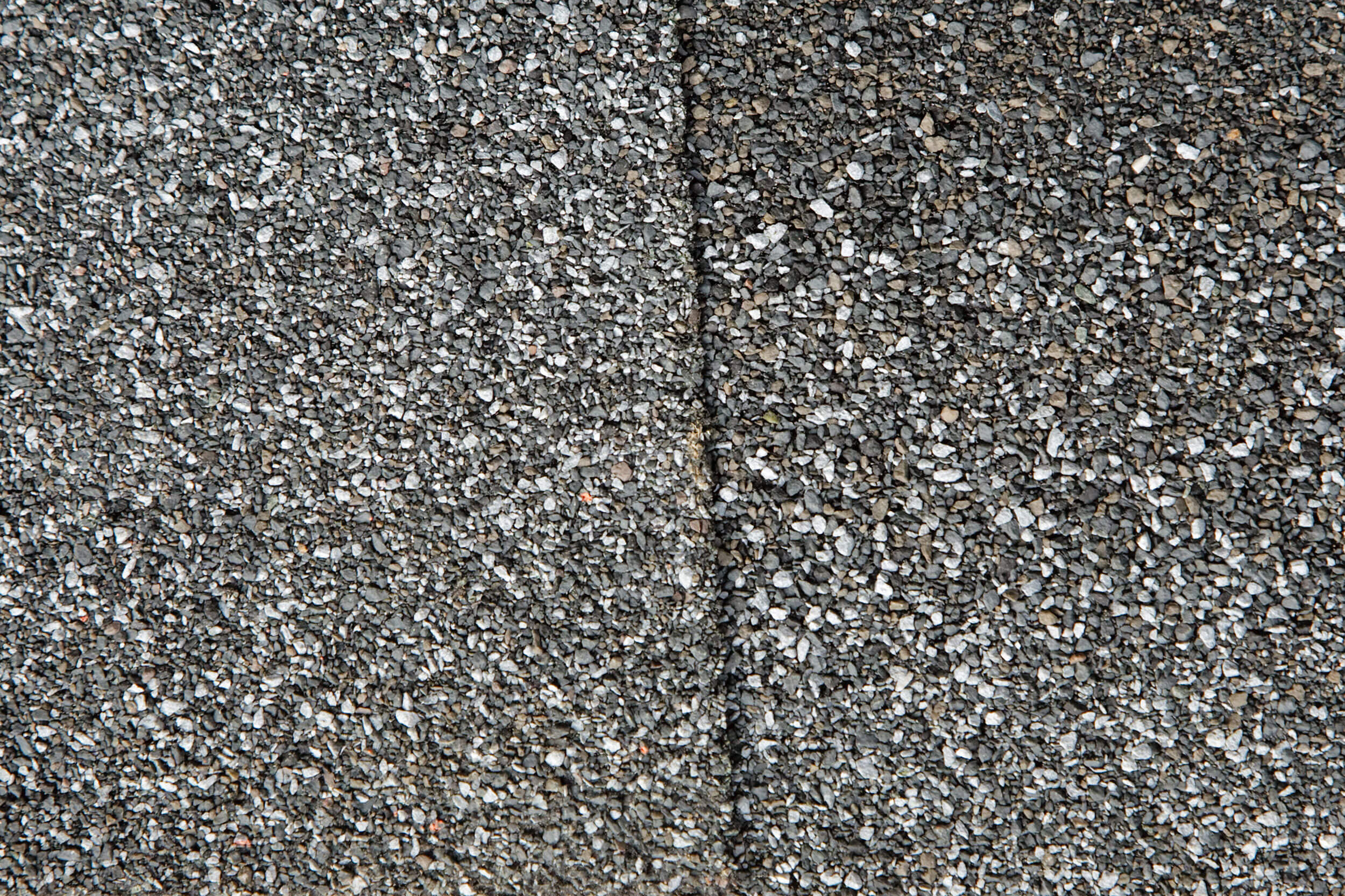 Close up of Nickel Gray shingle roofing