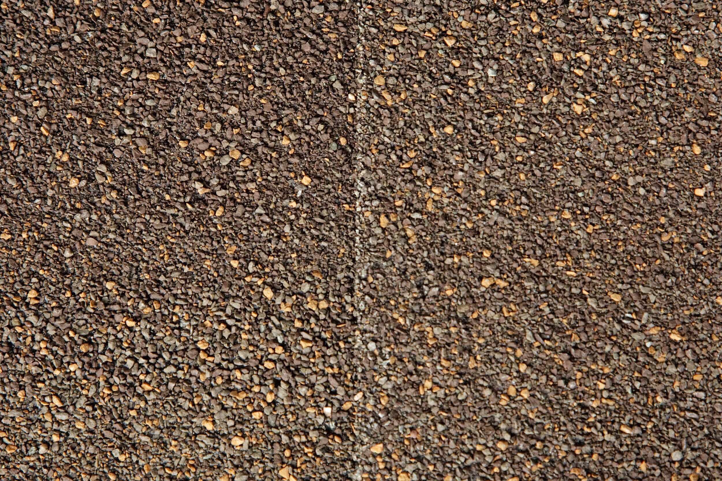 Close up of Walnut Brown shingle roofing