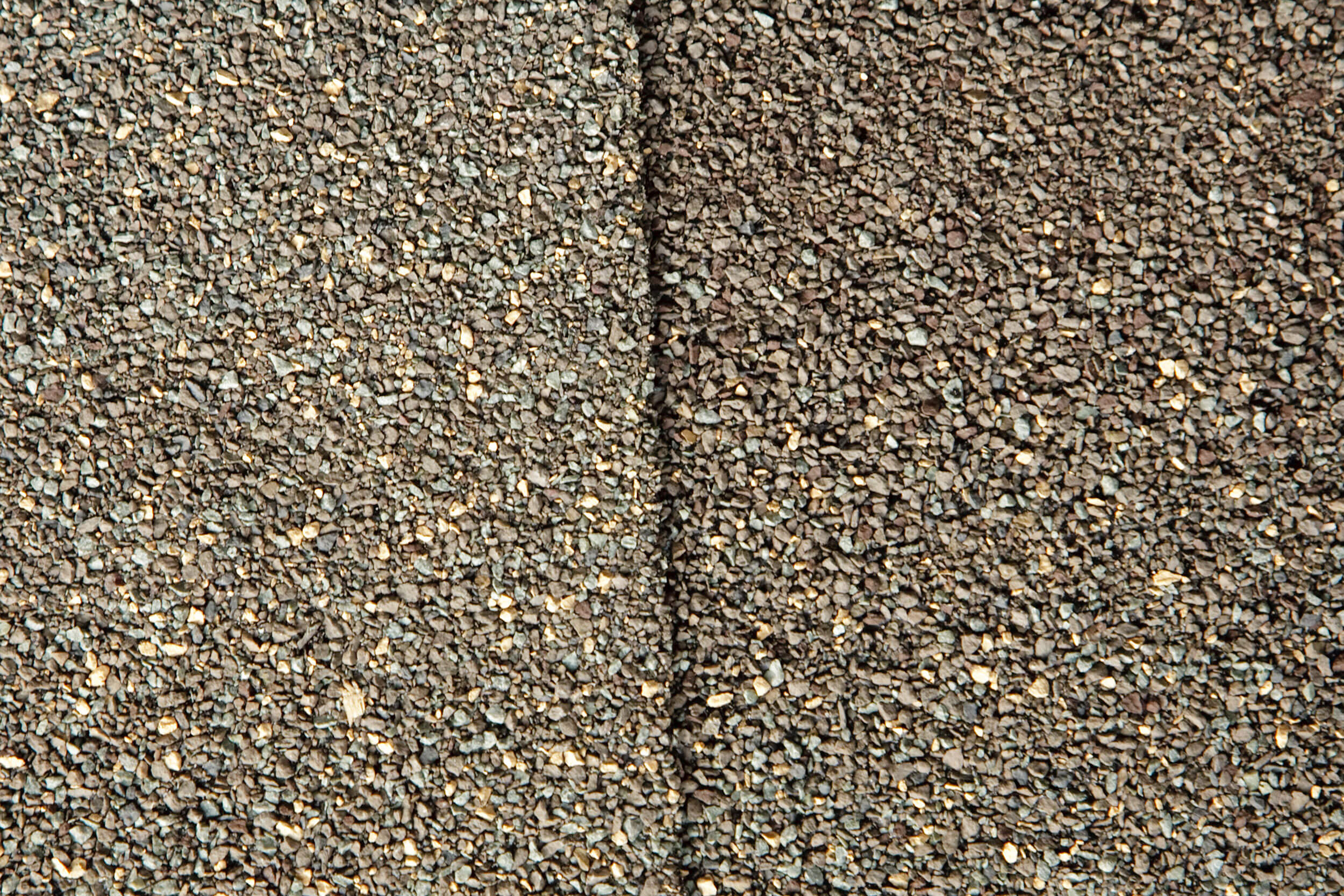 Close up of Weather Gray shingle roofing