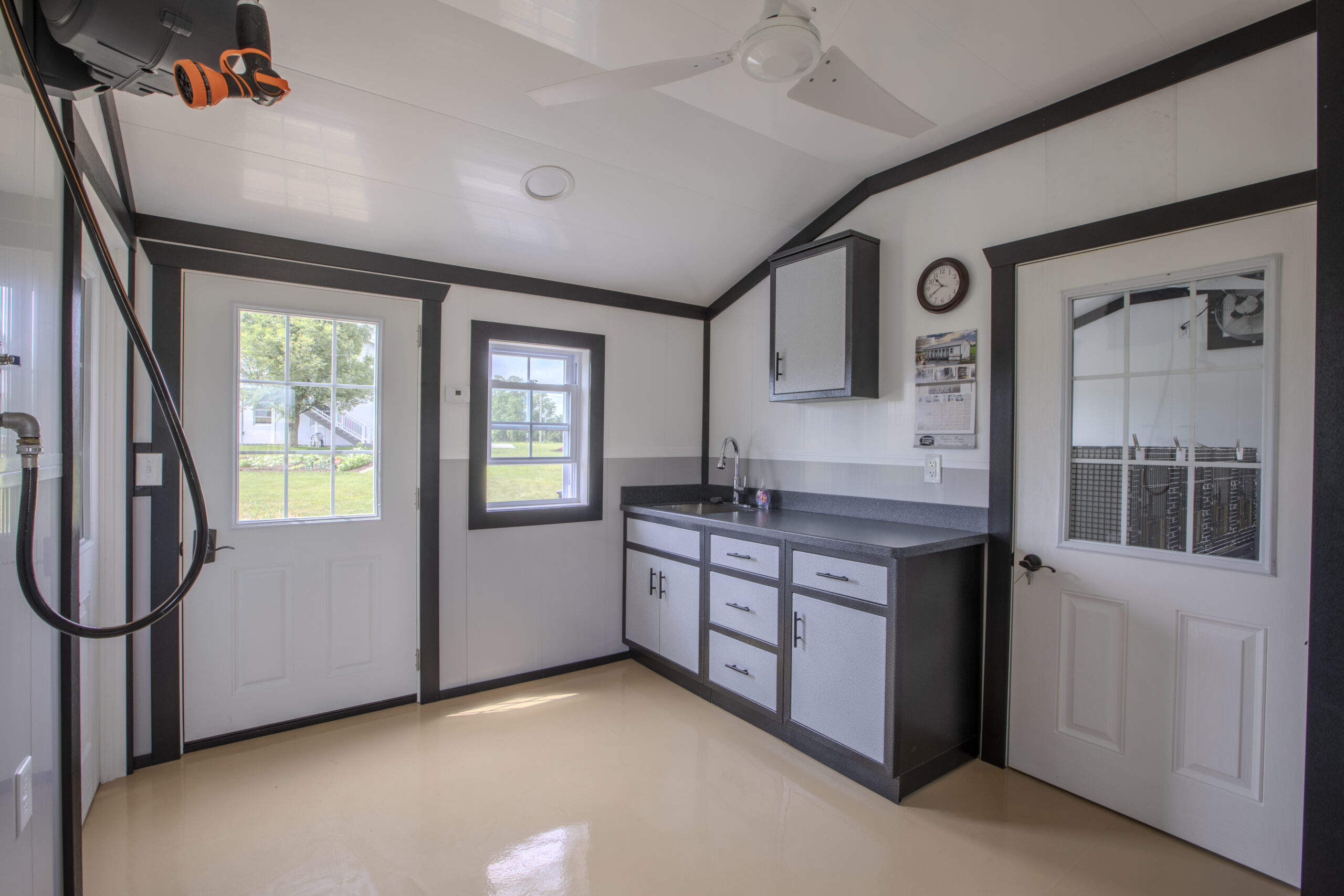 14x40 commercial kennel interior