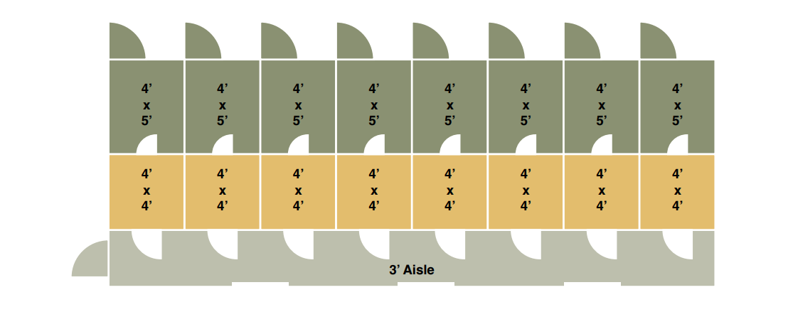 12x32 8-run commercial kennel floor plan