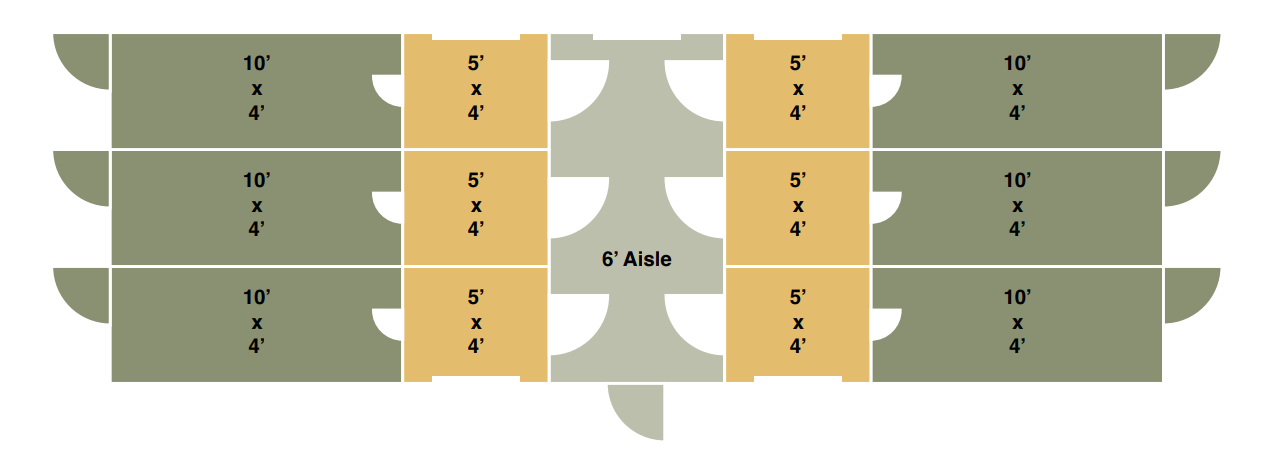 12x36 commercial kennel floor plan