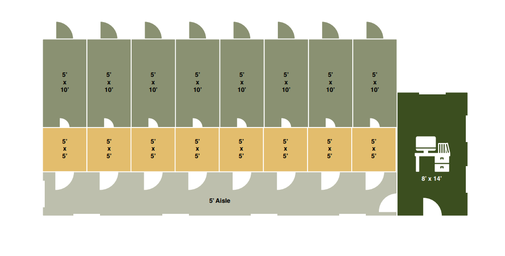 20x48 commercial kennel floor plan