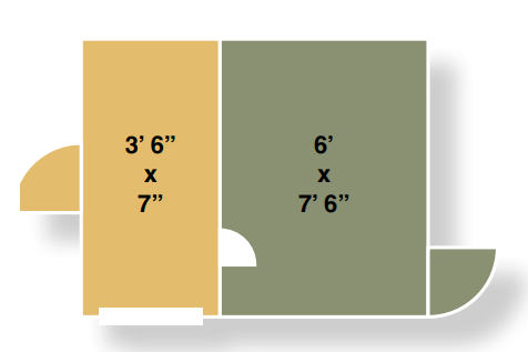 8x10 single capacity kennel floor plan