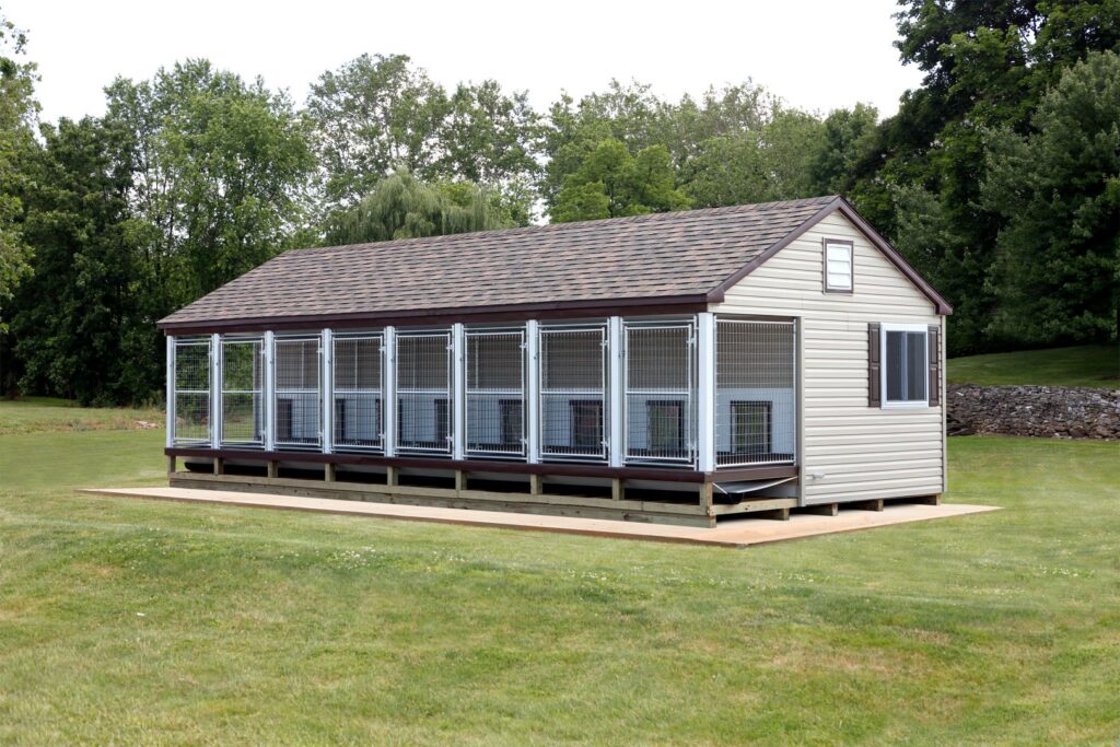 14x32 standard 8 box kennel