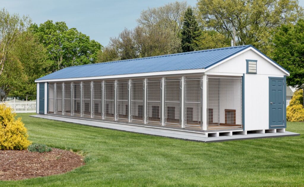 14x54 dog kennel with 12 boxes