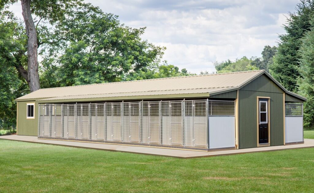 24x60 back kennel