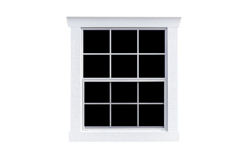 30x36 Standard Slider Window with white trim