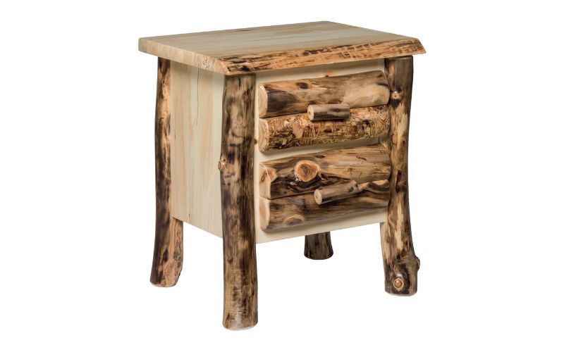 Aspen Collection Nightstand with 2 Drawers