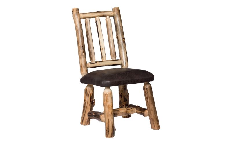 Aspen Collection dining chair with brown padding