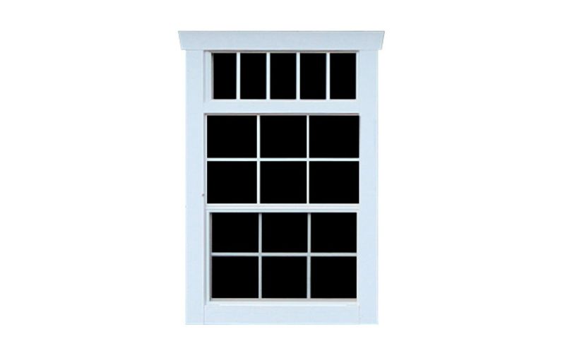 Short Transom Window in white