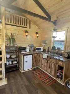 kitchenette in a guest house