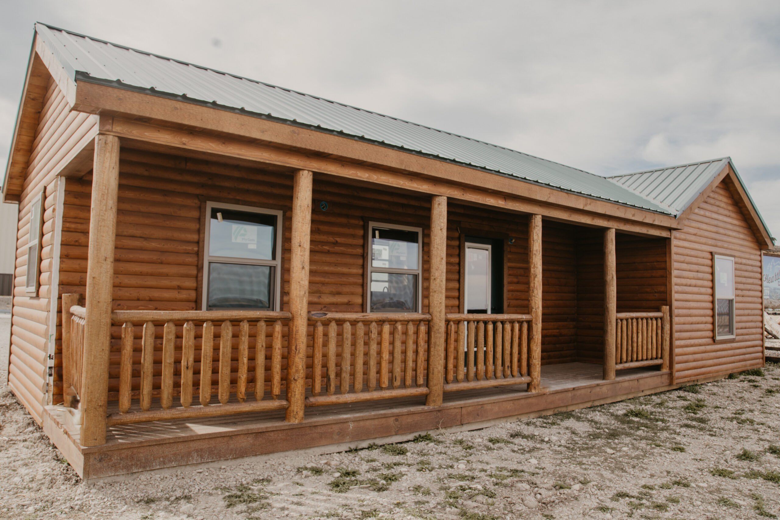 bridger cabin front porch