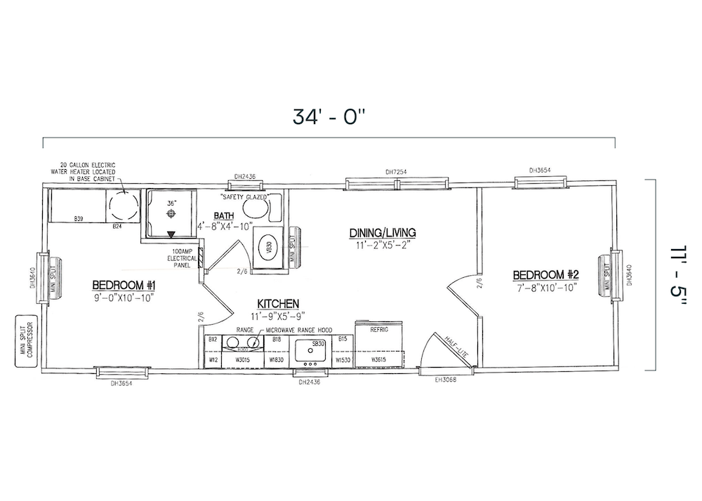 beaverdam park model blueprint