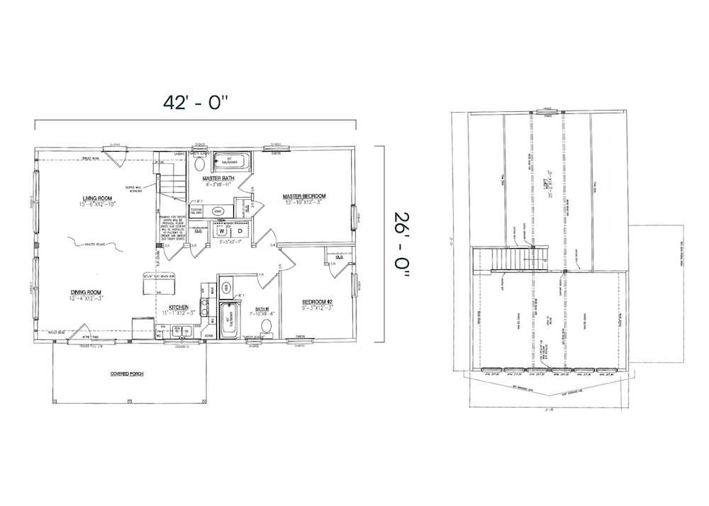 cedar ridge cabin floor plan