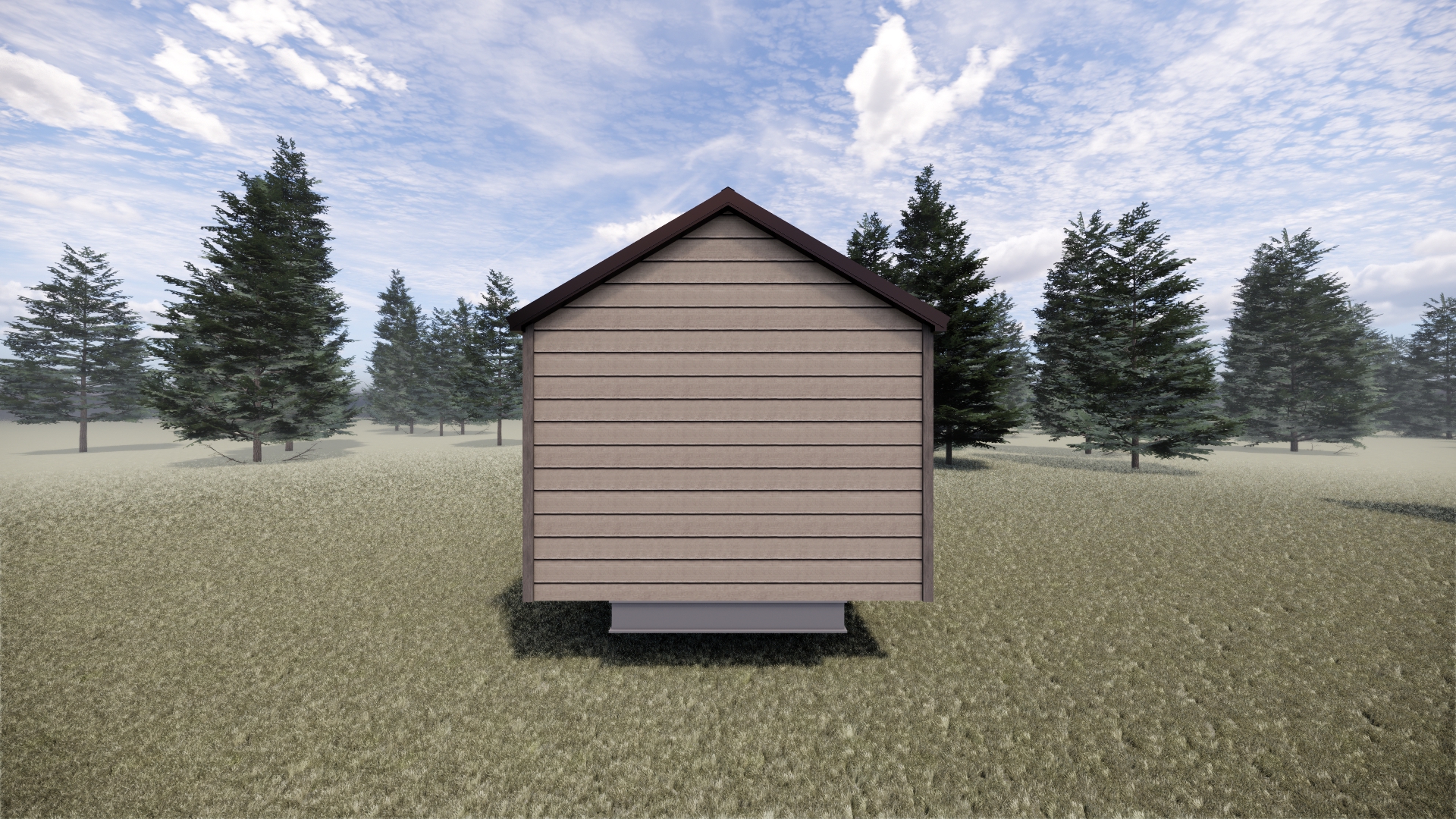 back view of cascade park model exterior