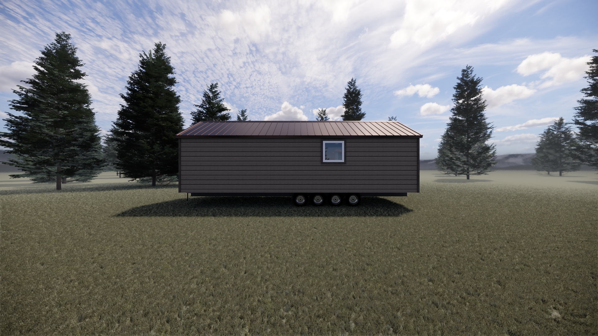 left view of cascade park model exterior
