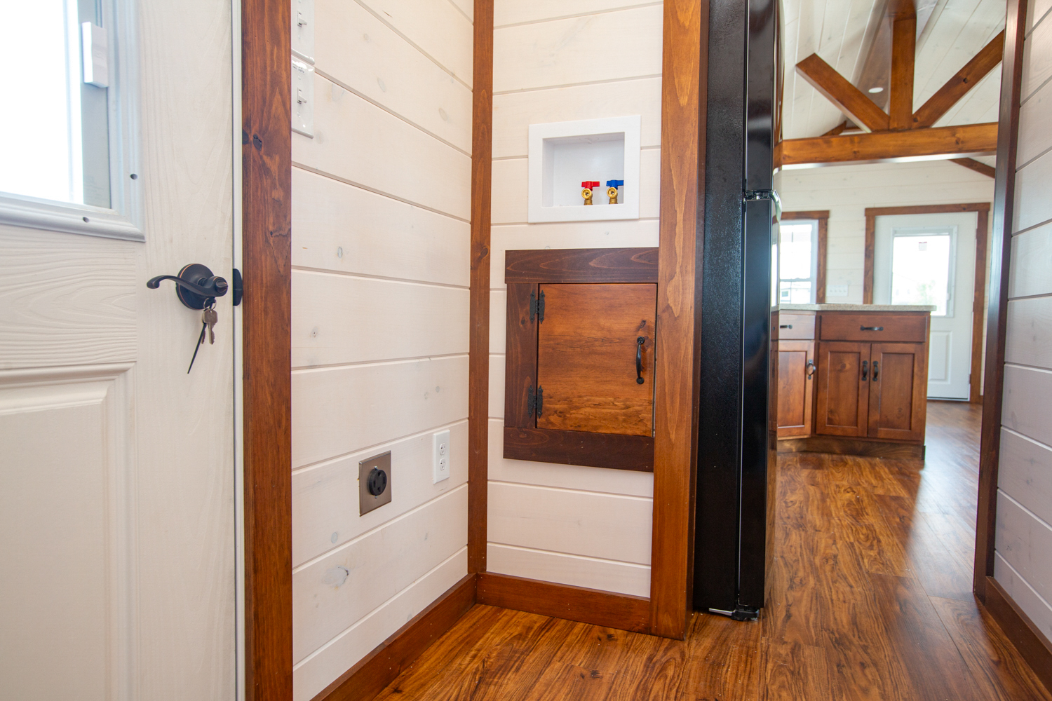washer and dryer hookup in park model